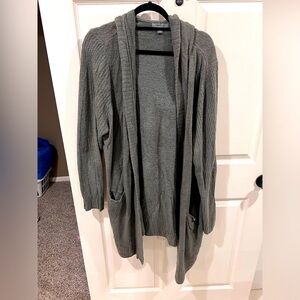 Barefoot Dreams CozyChic Lite Relaxed Hooded Duster Cardigan with Pockets